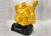 La tazza su ordinazione del trofeo della resina poli, oro ha placcato i mestieri religiosi di risata di Buddha