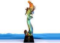 Trofei di Colorized Liuli di Chinoiserie e premi, regali di esclusiva di progettazione del pesce