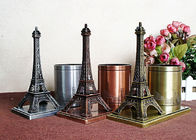 Modello di fama mondiale placcato della costruzione, vaso della spazzola di progettazione di torre Eiffel della Francia del metallo