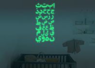 Il vinile DIY materiale si dirige i mestieri della decorazione, carta da parati fluorescente dei testi di arabo