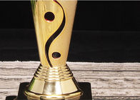 La tazza di plastica del trofeo dell'ABS variopinto di placcatura progetta e logo accettato