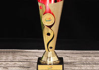 La tazza di plastica del trofeo dell'ABS variopinto di placcatura progetta e logo accettato