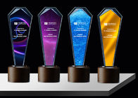 Sabbiare/trofei di vetro e di cristallo logo di Lasering, premi personali di vetro