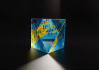 3D ha inciso i premi di vetro variopinti della tazza di cristallo del trofeo come ricordi della concorrenza