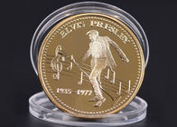 Materiale d'ottone di colore dell'oro delle medaglie su ordinazione d'argento di sport come moneta commemorativa nell'attività
