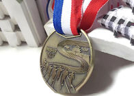 medaglie su ordinazione di sport del diametro di 60mm, stazioni di finitura di maratona di 10km che eseguono le medaglie del premio