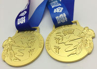 Il tipo materiale d'ottone delle medaglie su ordinazione di sport del metallo della pressofusione per gli sport della corsa di bicicletta
