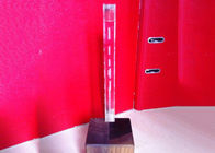 Chiara tazza di cristallo del trofeo K9 con la base e logo &amp; parole di legno di sabbiatura