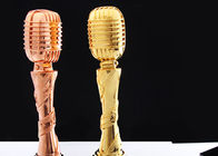 Il trofeo su ordinazione di progettazione del microfono assegna il materiale della resina fatto per le attività musicali