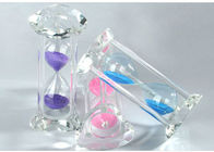 Clessidre materiale da tavolino di cristallo un tipo orologio di 15 o 30 minuti della sabbia