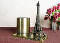 Modello di fama mondiale placcato della costruzione, vaso della spazzola di progettazione di torre Eiffel della Francia del metallo