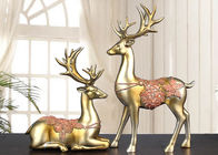 Le arti della resina della renna di Natale ed i mestieri si dirigono/l'uso decorazione dell'hotel
