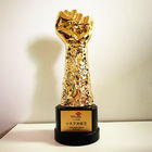 Premi dorati del personale di Fist Trophy Company di polyresin del regalo del ricordo